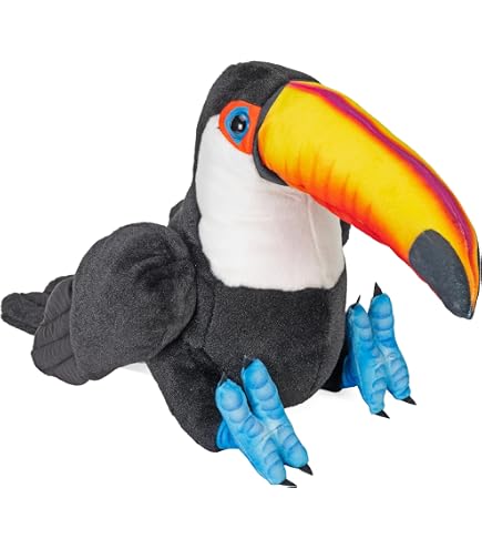 Amazon.com: Wild Republic Toucan Plush, Stuffed Animal, Plush Toy